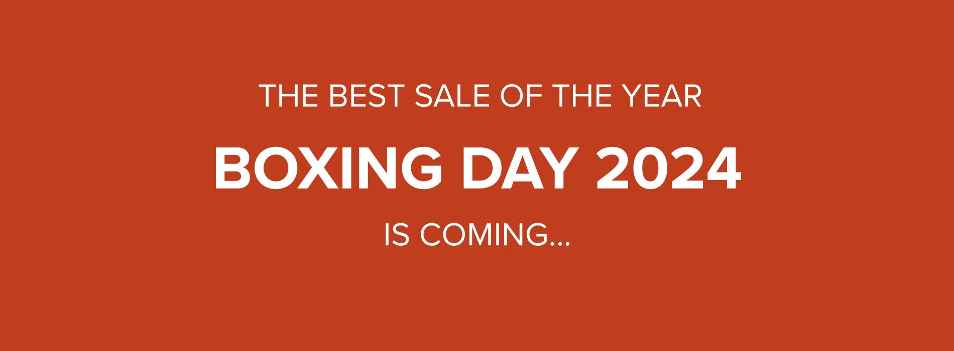 Boxing Day Sale 2024